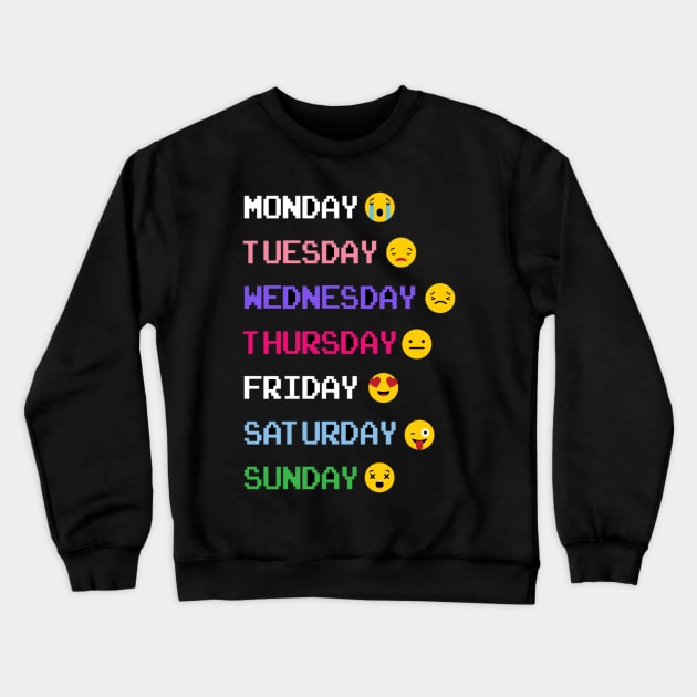 Funny days Crewneck Sweatshirt by FunnyHedgehog
